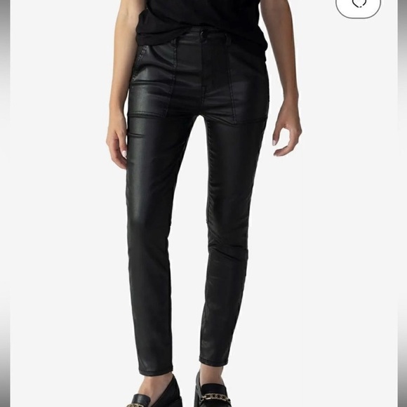 NWT Women Sanctuary Standard Surplus Hayden Coated Ankle Olive Green size 31 - Picture 2 of 16